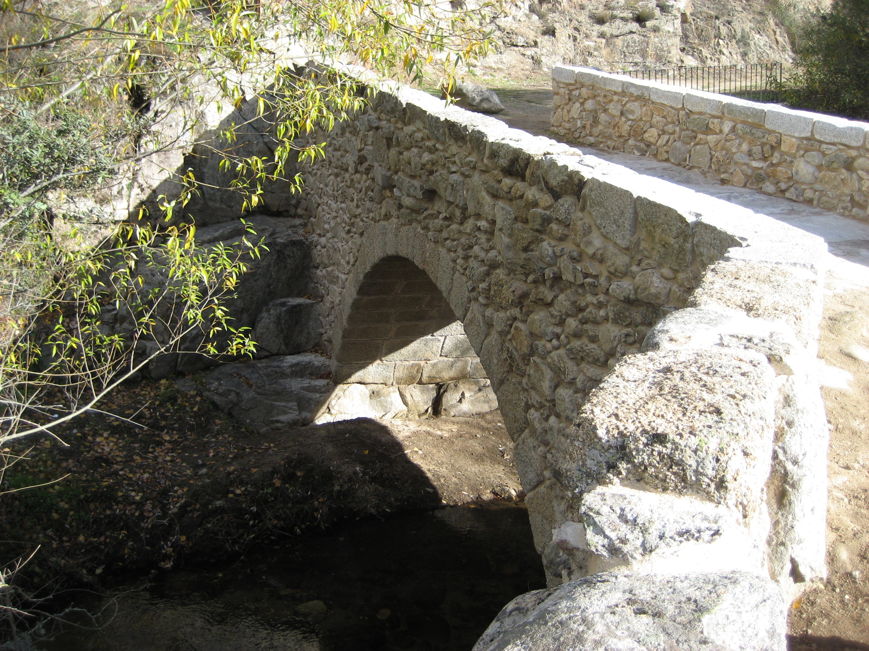 Plan de actuación sobre puentes históricos. Puente de la Mata, Miraflores de la Sierra