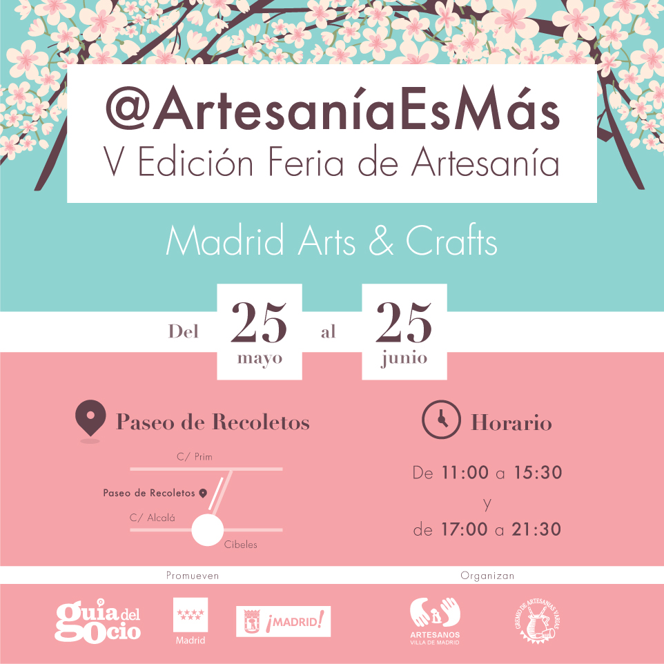 Cartel de la Feria Artesanía es Más Cartel de la Feria Artesanía es Más