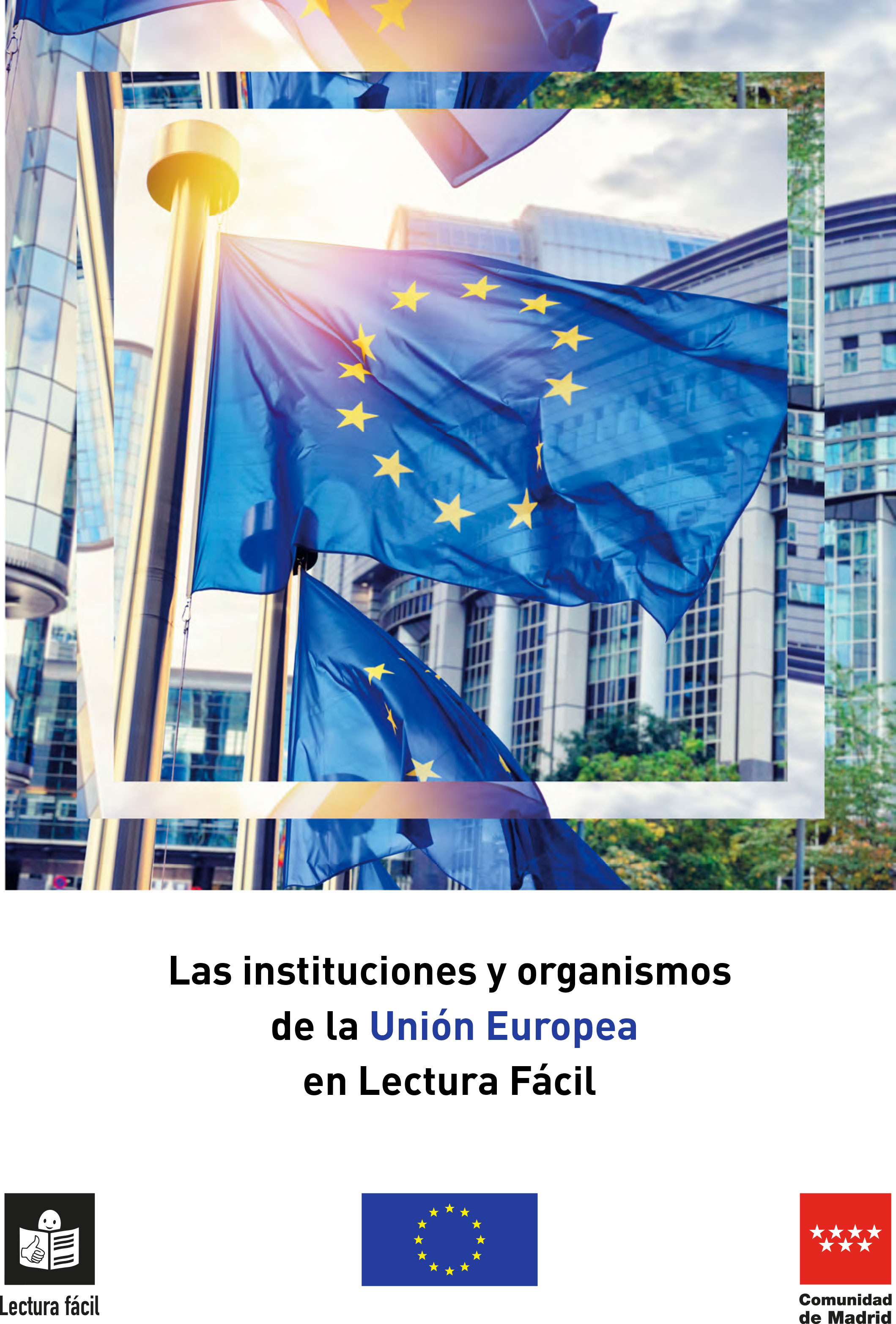 Portada de la guía Las instituciones y organismos de la Unión Europea en Lectura Fácil