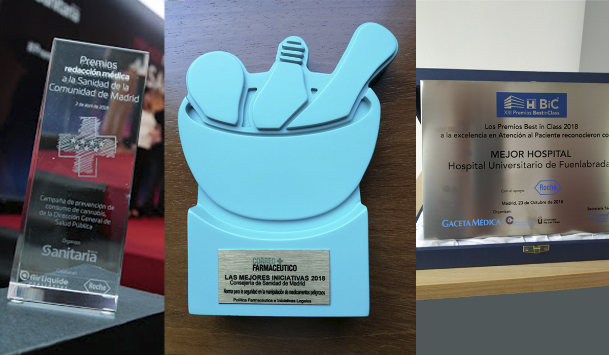 Los diferentes premios recibidos