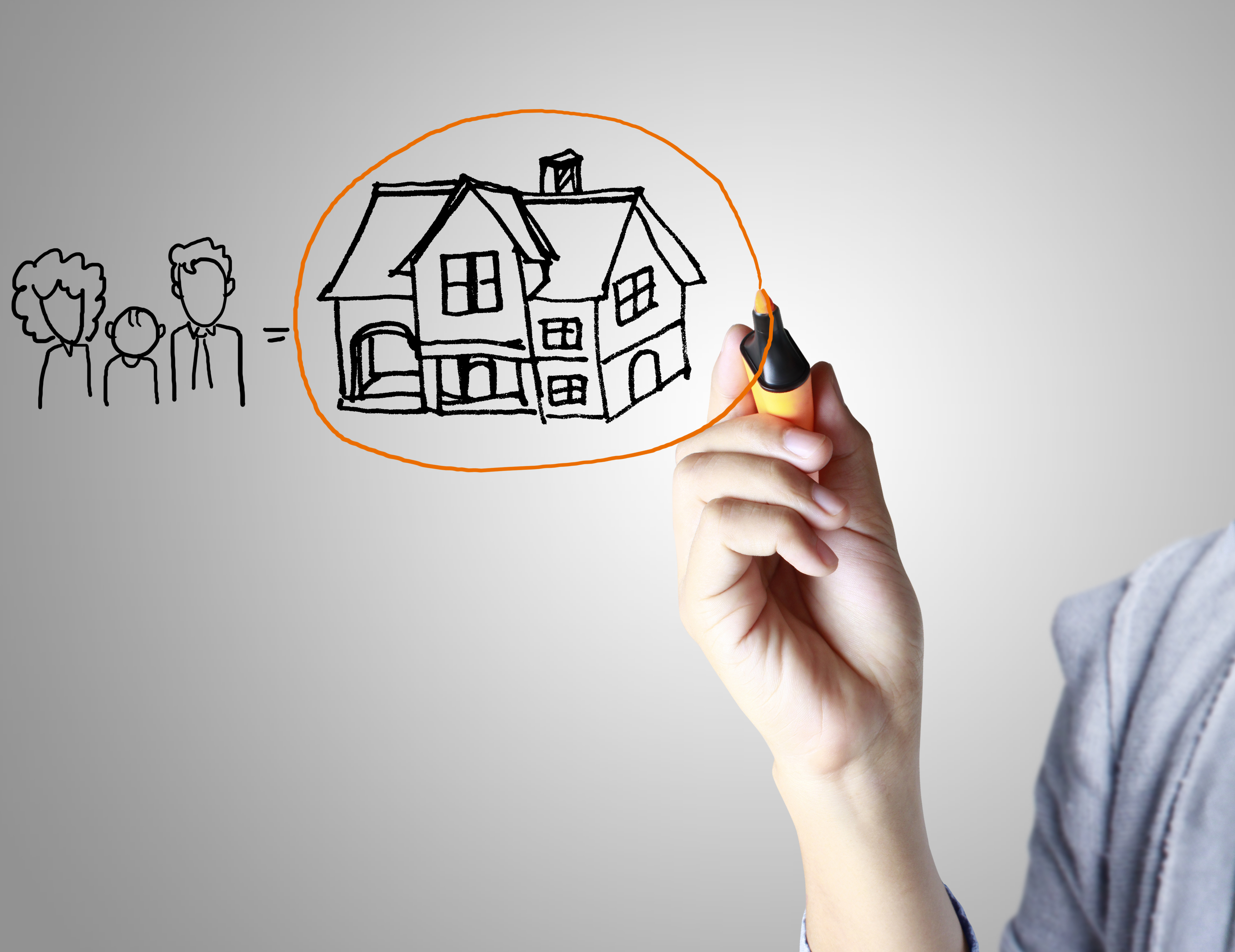 Imagen dibujo casa y familia Imagen dibujo casa y familia
