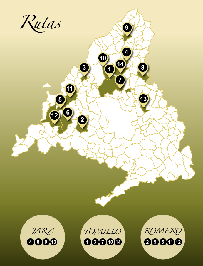 Mapa de localización Rutas del Toro Mapa de localización Rutas del Toro
