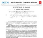 una página del BOCM una página del BOCM
