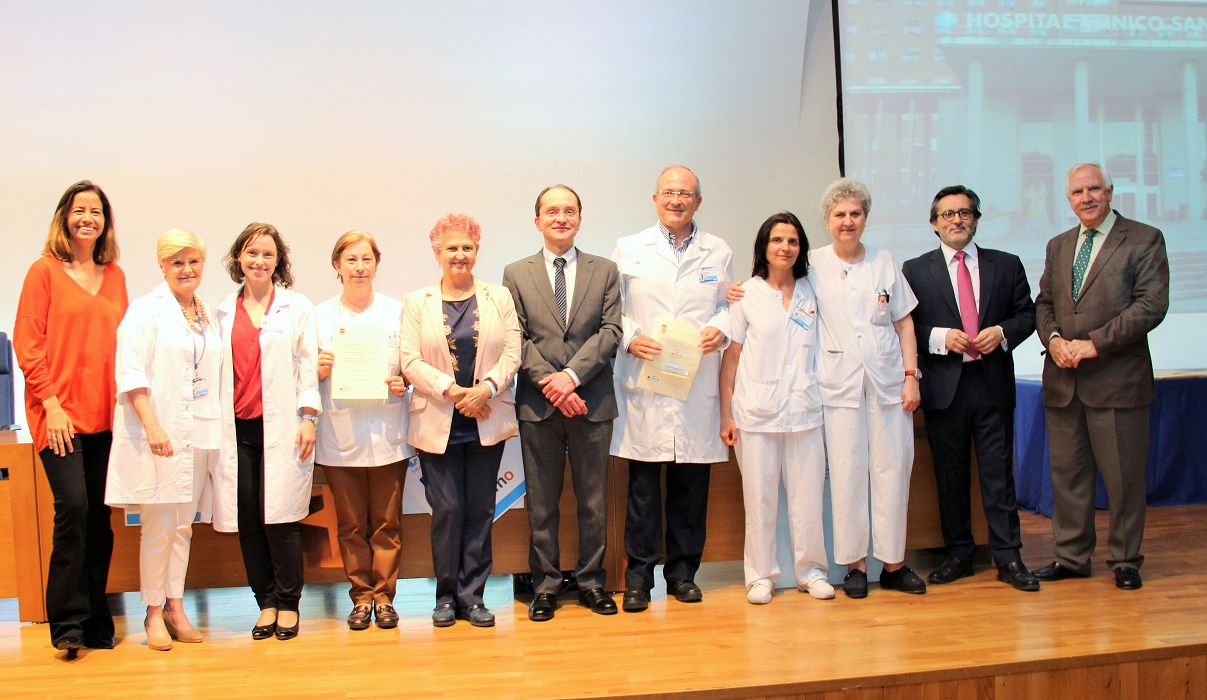 Acto celebrado en el Hospital Clínico San Carlos