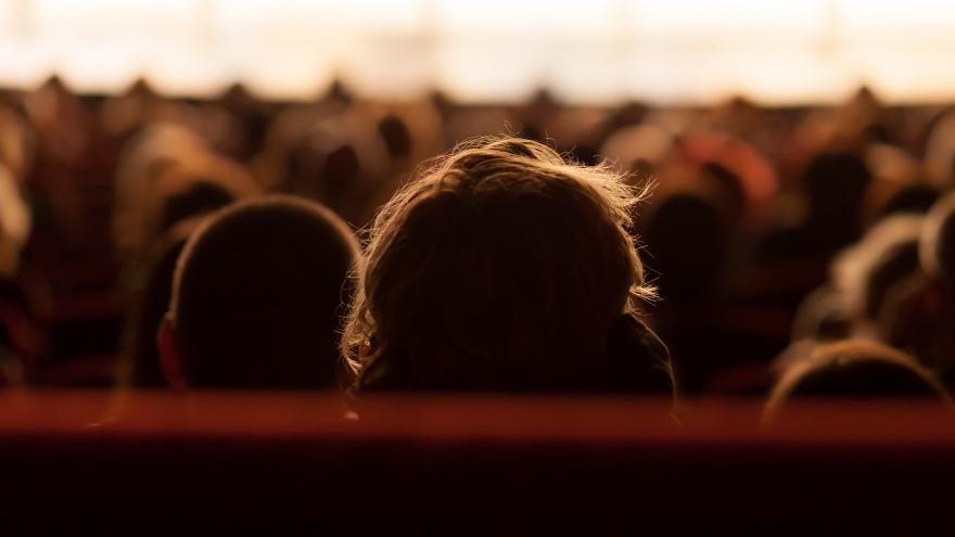 Espectadores Unos espectadores vistos desde atrás mientras miran un espectáculo