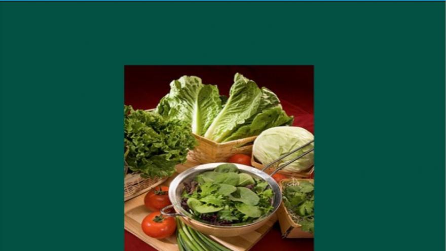 Portada folleto Contaminantes Nitratos en vegetales y alimentos infantiles Portada del folleto sobre Contaminantes Nitratos en vegetales y alimentos infantiles