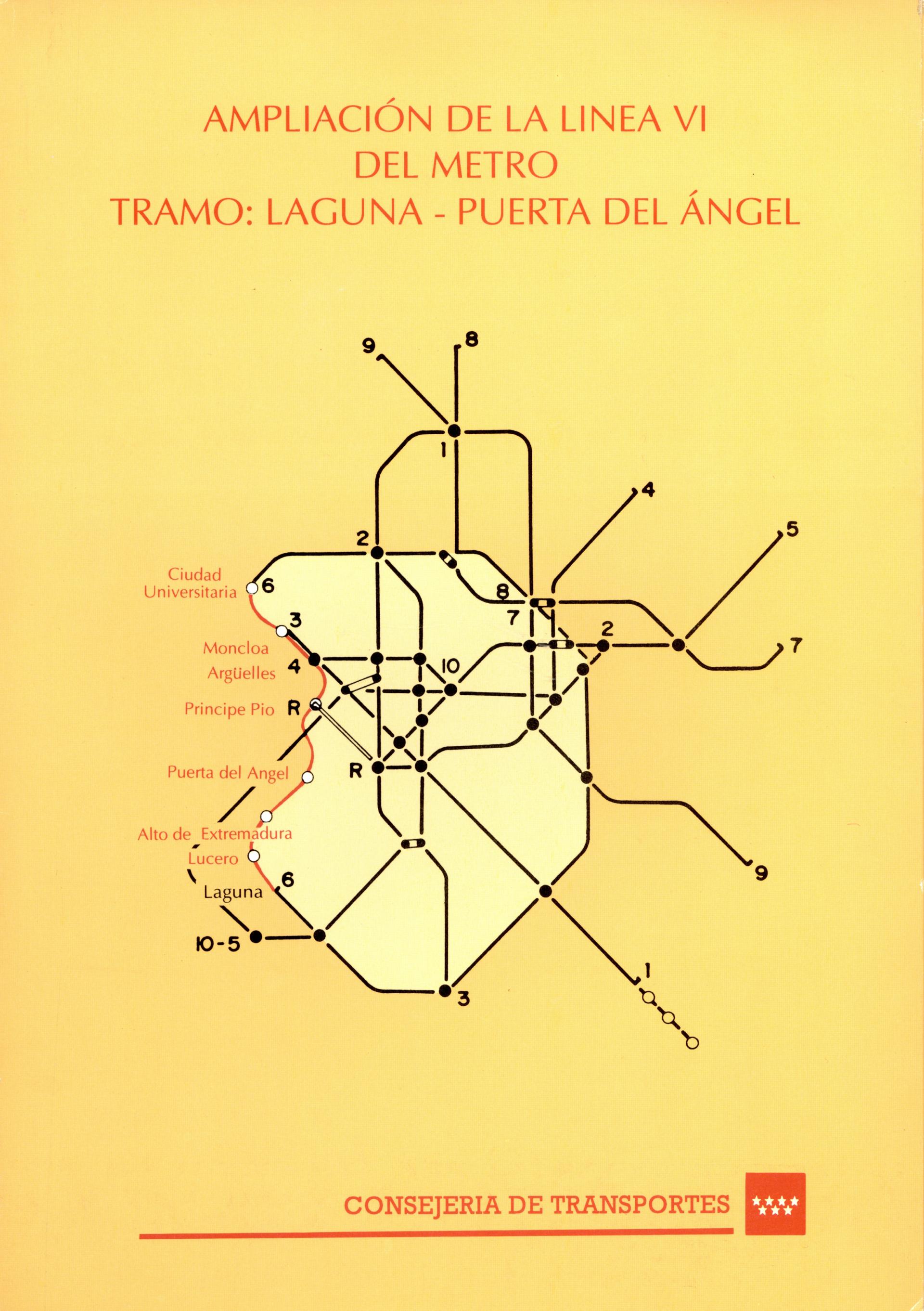 Carátula folleto L6 Laguna-Puerta del Angel Carátula folleto L6 Laguna-Puerta del Angel