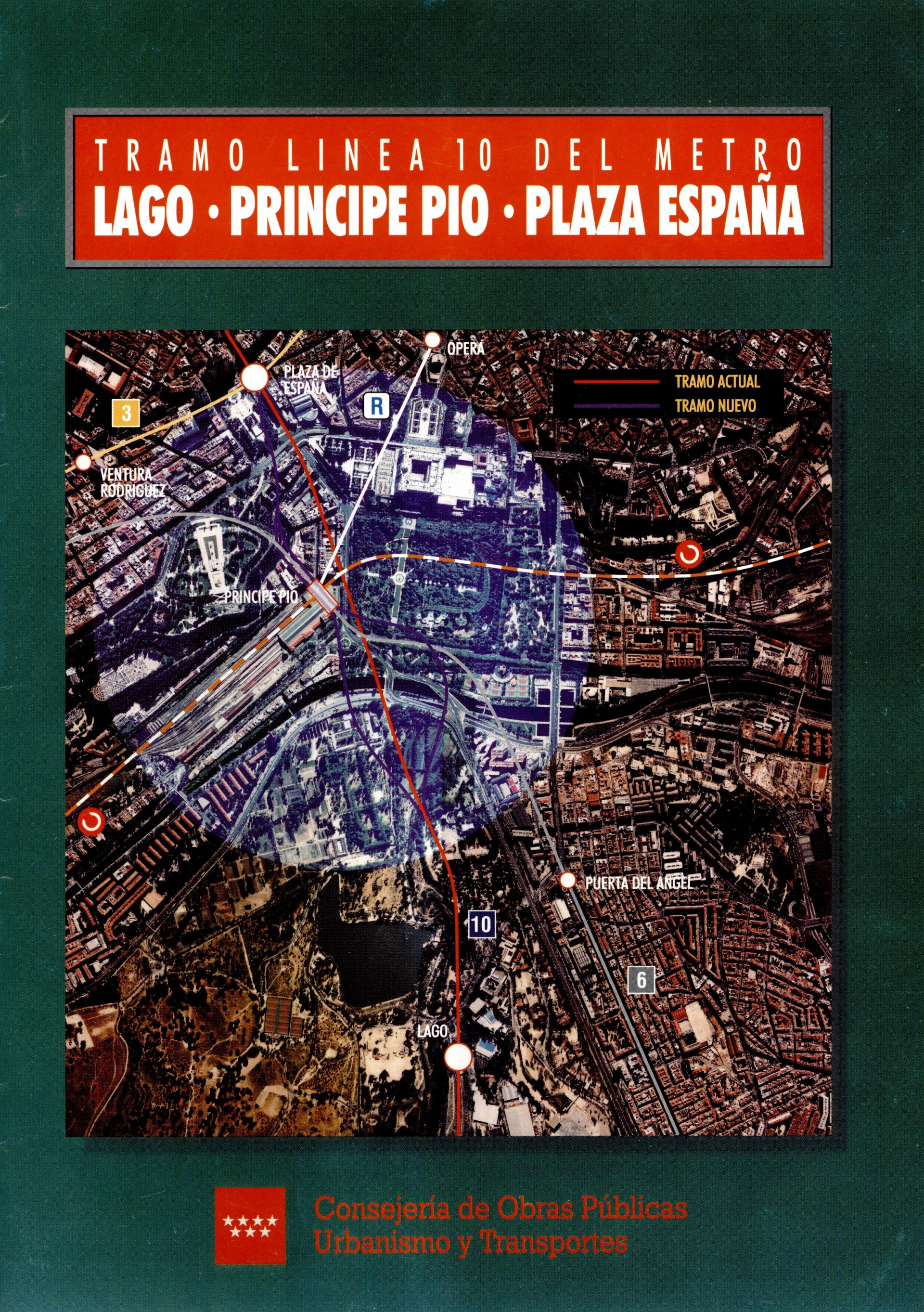 Carátula folleto L10 Lago-P.Pío-Pza. España Carátula folleto L10 Lago-P.Pío-Pza. España