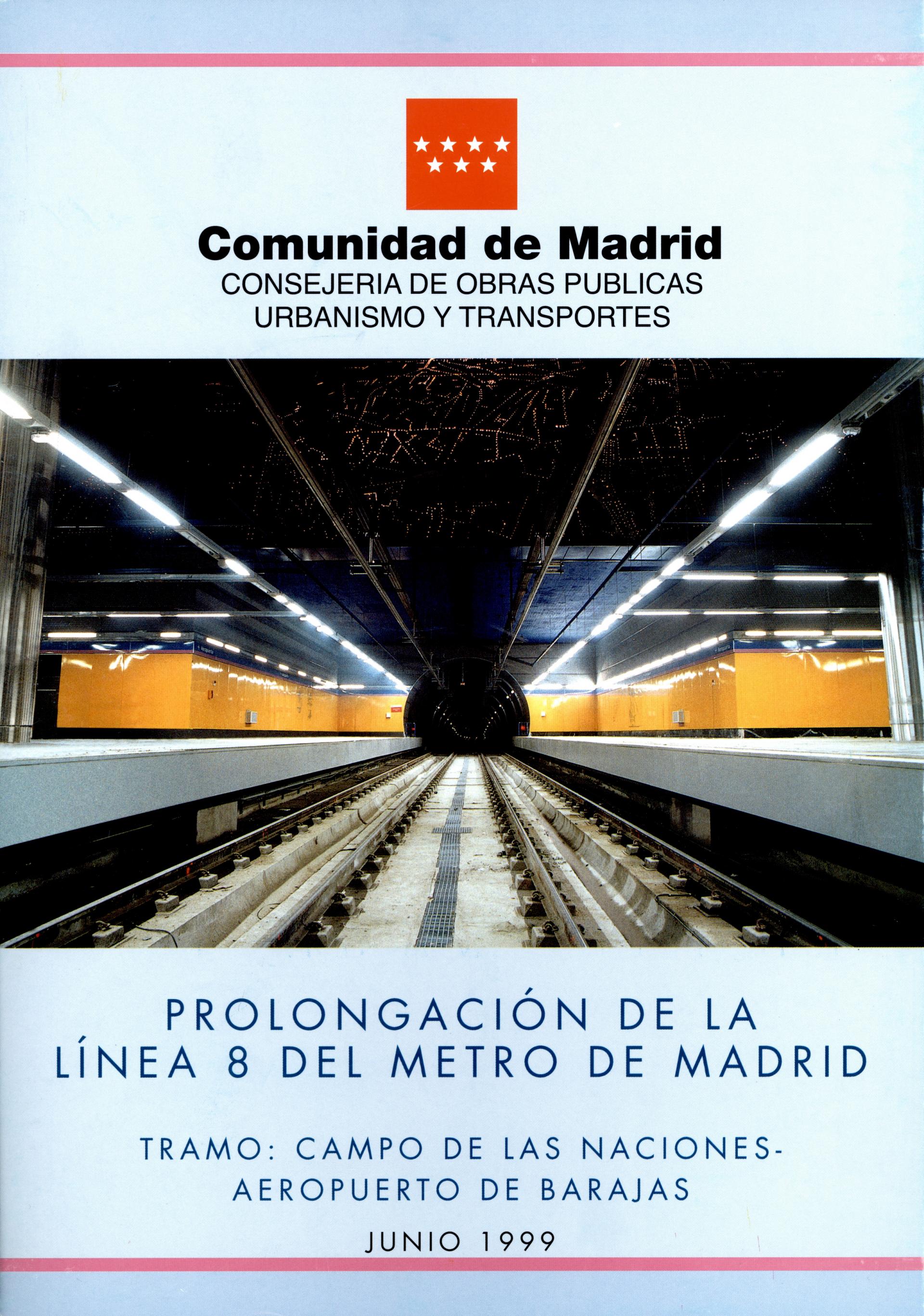 Carátula folleto L8 Campo de las Naciones-Aeropuerto de Barjas Carátula folleto L8 Campo de las Naciones-Aeropuerto de Barjas