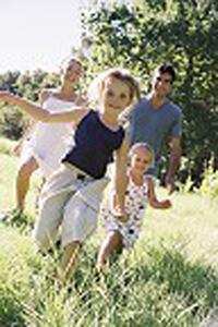 Familia en el campo Familia en el campo