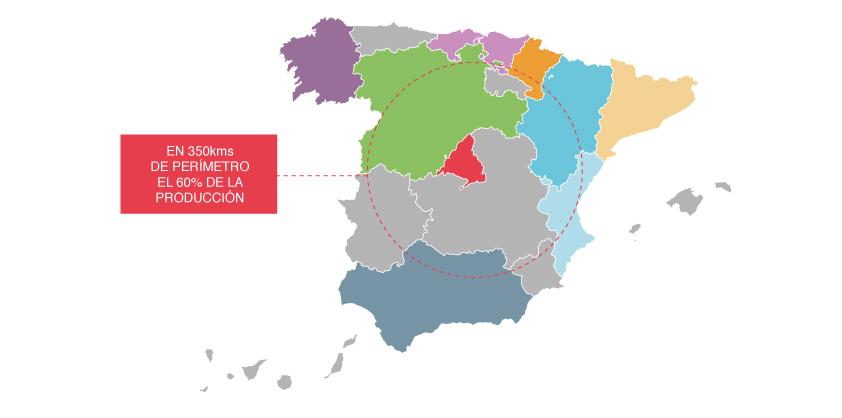 Distribución geográfica de las empresas Distribución geográfica de las empresas