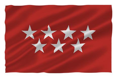 Bandera de la Comunidad de Madrid Bandera de la Comunidad de Madrid