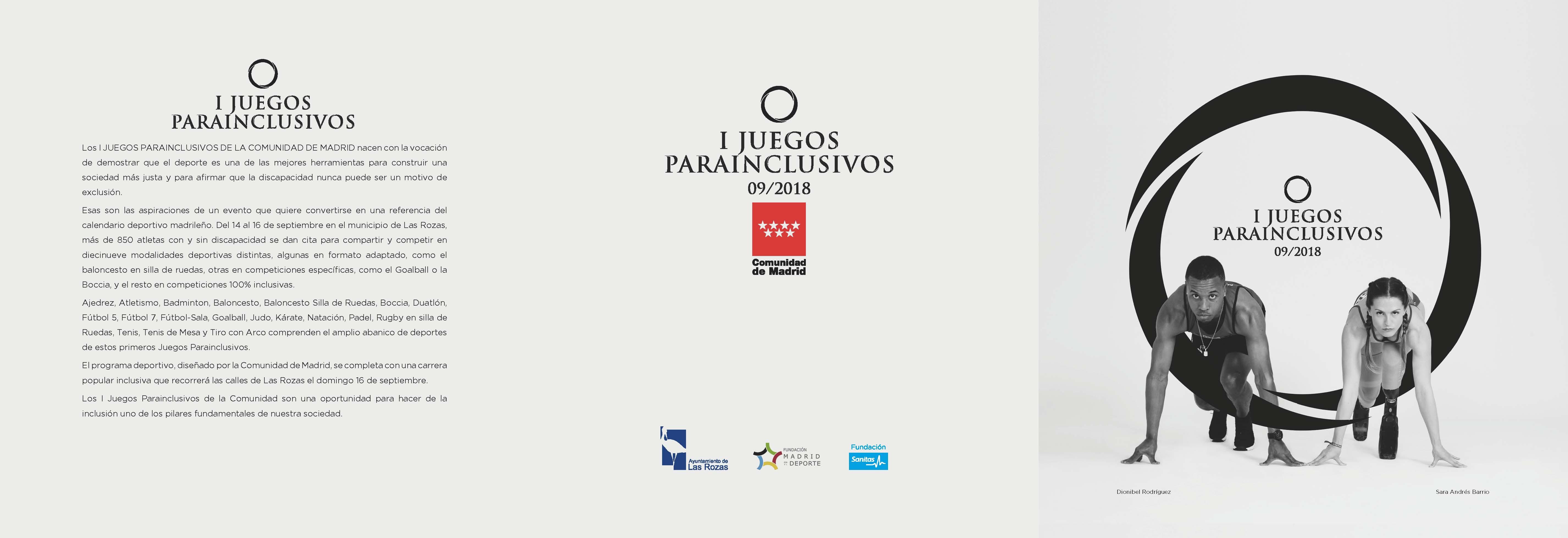 I JUEGOS PARAINCLUSIVOS DE LA COMUNIDAD DE MADRID I JUEGOS PARAINCLUSIVOS DE LA COMUNIDAD DE MADRID