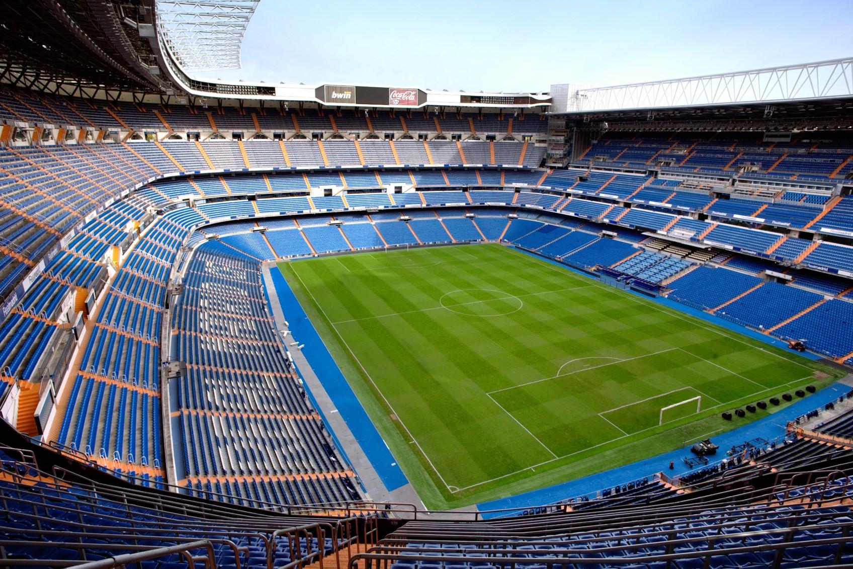 Imagen del estadio Santiago Bernabéu Imagen del estadio Santiago Bernabéu