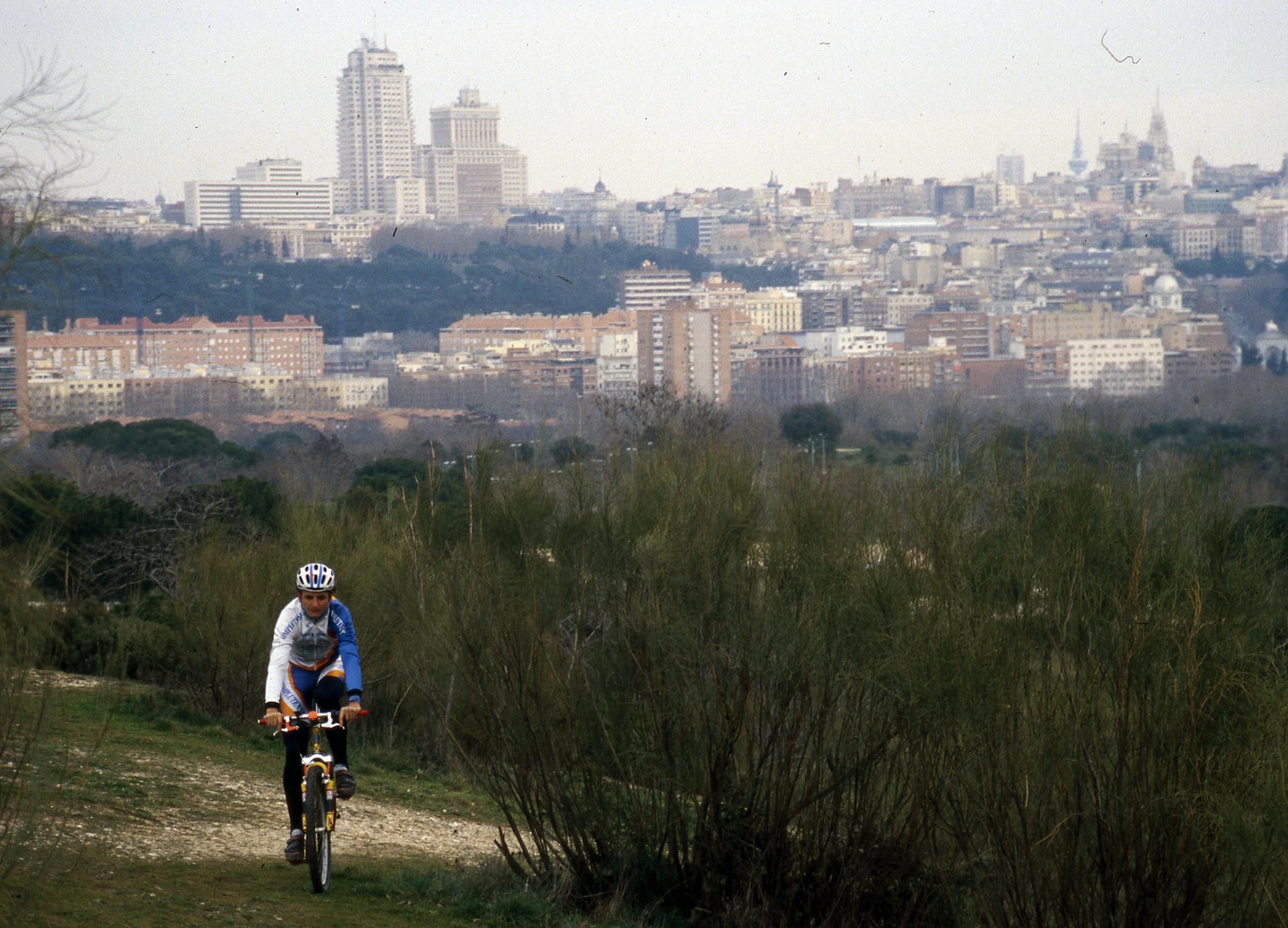 Ruta Verde Casa de Campo Ciclista en la Casa de Campo