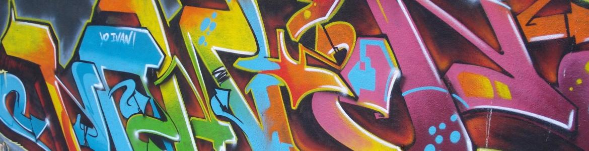 Oficina Joven TIVE Recoletos Imagen de pared con grafitti