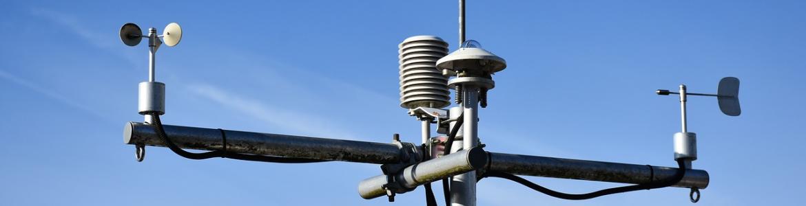 Aparato medición velocidad del viento Anemómetro