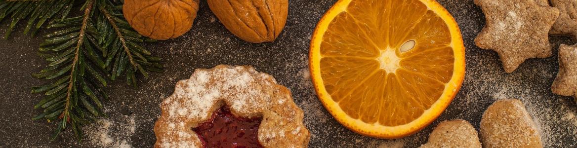 Registros de alimentos y productos alimenticios Imagen de un bodegón de varios alimentos