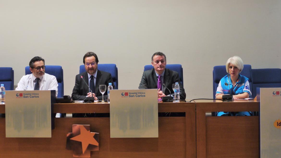Fernando Prados, viceconsejero de Sanidad, preside la apertura de la jornada Mesa de apertura de la jornada de Urgencias Extrahospitalarias
