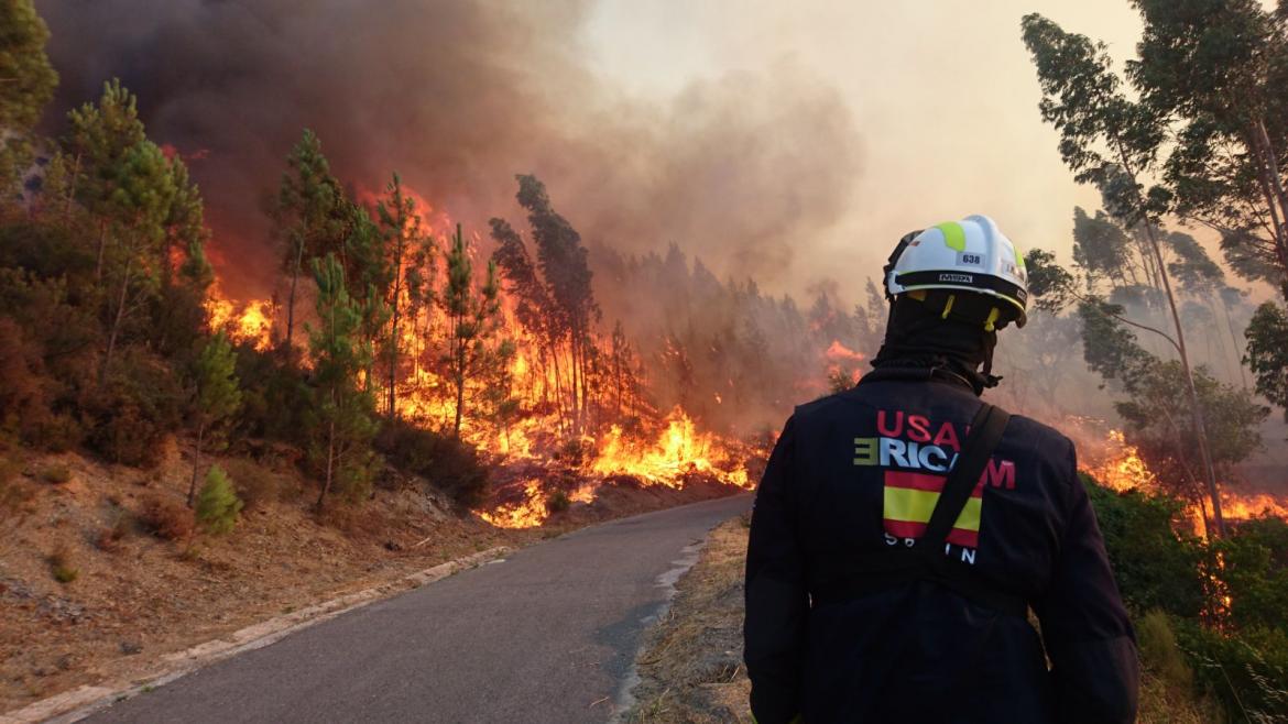 El Grupo de Emergencia y Respuesta Inmediata de la Comunidad participa en un simulacro de catástrofe en Portugal ERICAM en acción