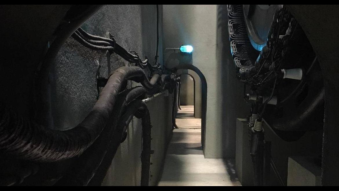 Sótano de la Nave de Motores de Metro de Madrid