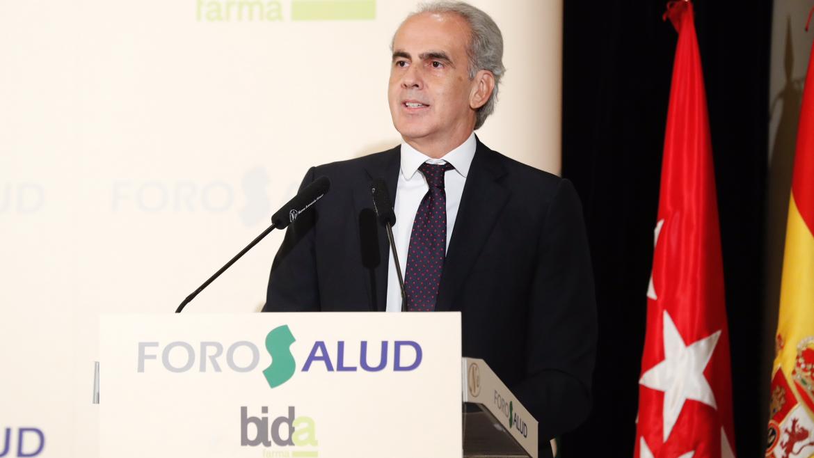 El consejero de Sanidad de la Comunidad de Madrid, Enrique Ruiz Escudero, ha intervenido esta mañana en el desayuno informativo Nueva Economía Fórum-Foro Salud El consejero de Sanidad de la Comunidad de Madrid, Enrique Ruiz Escudero, ha intervenido esta mañana en el desayuno informativo Nueva Economía Fórum-Foro Salud
