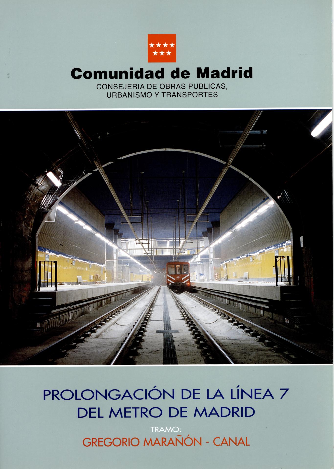 Carátula folleto L7 Gregorio Marañón-Canal Carátula folleto L7 Gregorio Marañón-Canal