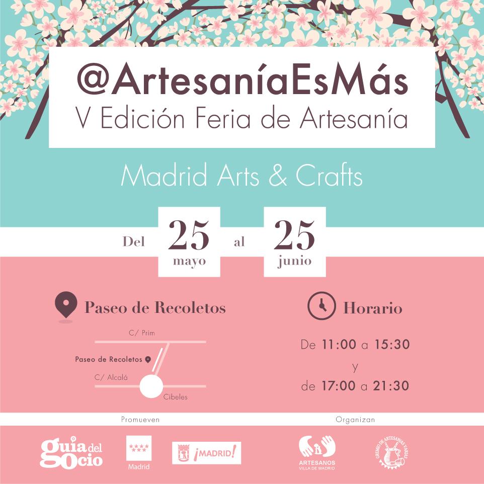 Cartel de la Feria Artesanía es Más Cartel de la Feria Artesanía es Más