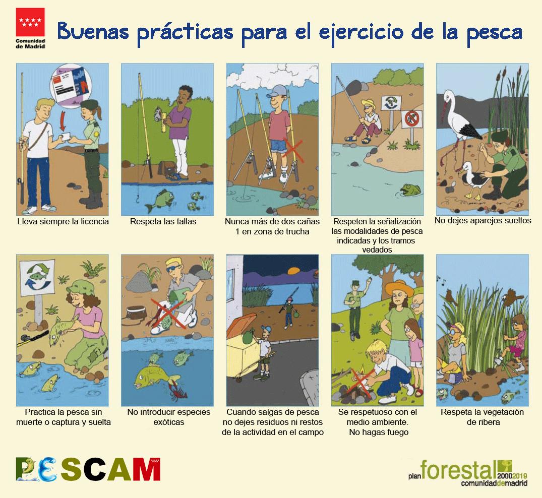 Decálogo buenas prácticas en la pesca Decálogo buenas prácticas en la pesca