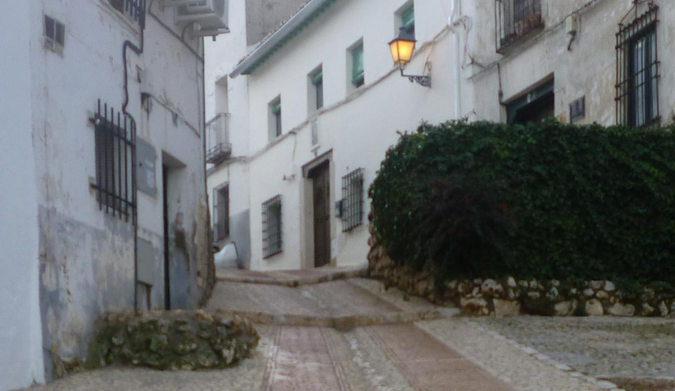 Una calle de Chinchón Una calle de Chinchón