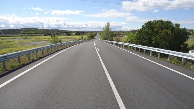Obra terminada en la carretera M-510 Obra terminada en la carretera M-510