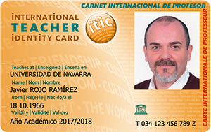 Carné de Profesor Imagen del Carné de Profesor