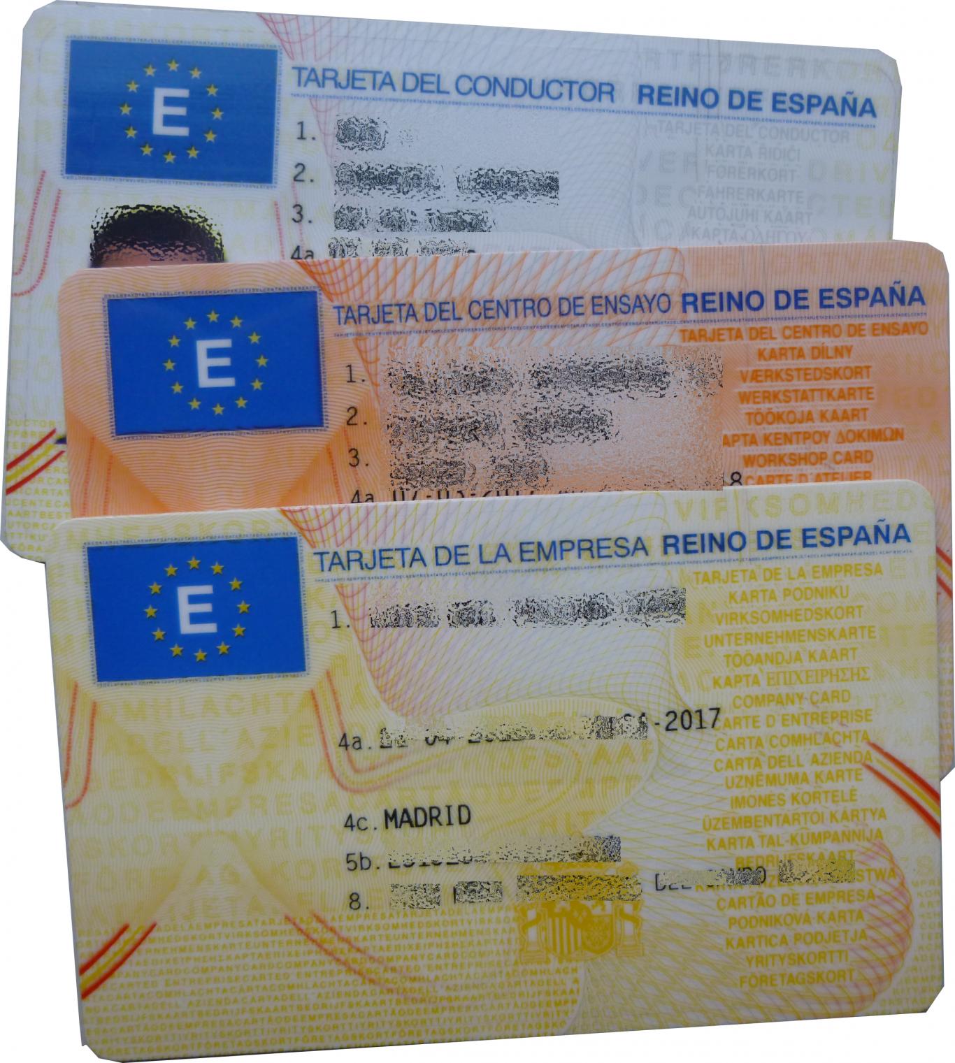Tarjetas Tacografo Tarjetas Tacografo