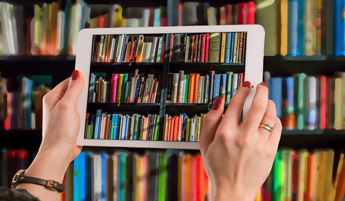 Tablet en biblioteca