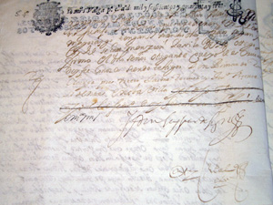 Escritura notarial Conde Duque.2