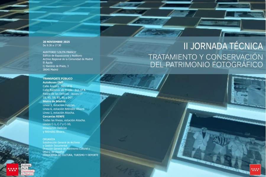 II Jornada T&eacute;cnica de Tratamiento y Conservaci&oacute;n del Patrimonio Fotogr&aacute;fico