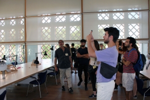 Estudiantes de arquitectura israel&iacute;es visitan el Archivo Regional