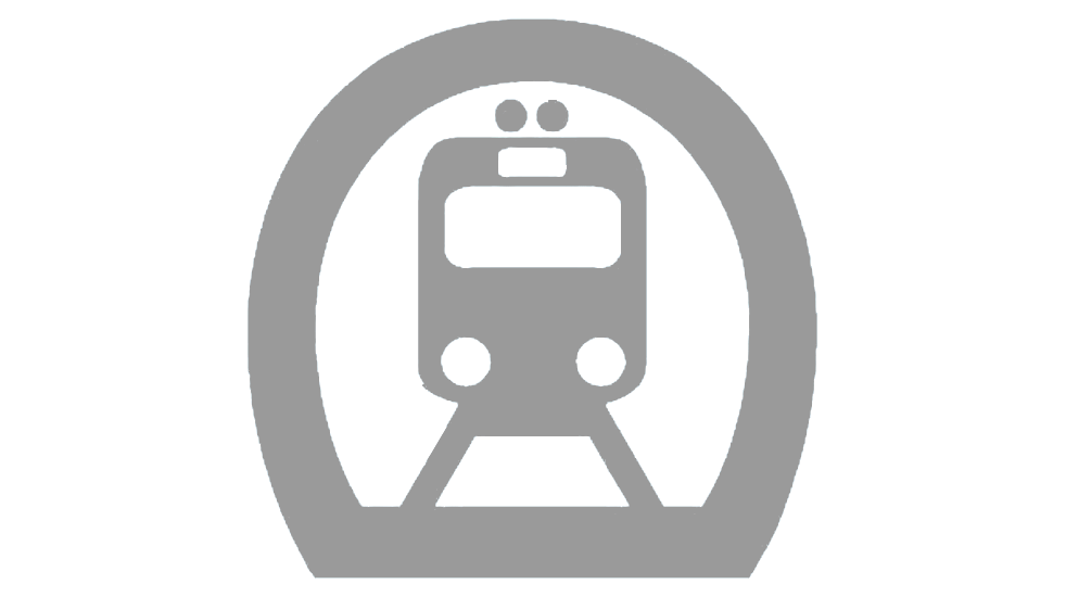Logo de metro (modo) en gris
