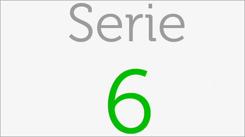 Logo de la Serie 6 de los planos de transporte público en la Comunidad de Madrid