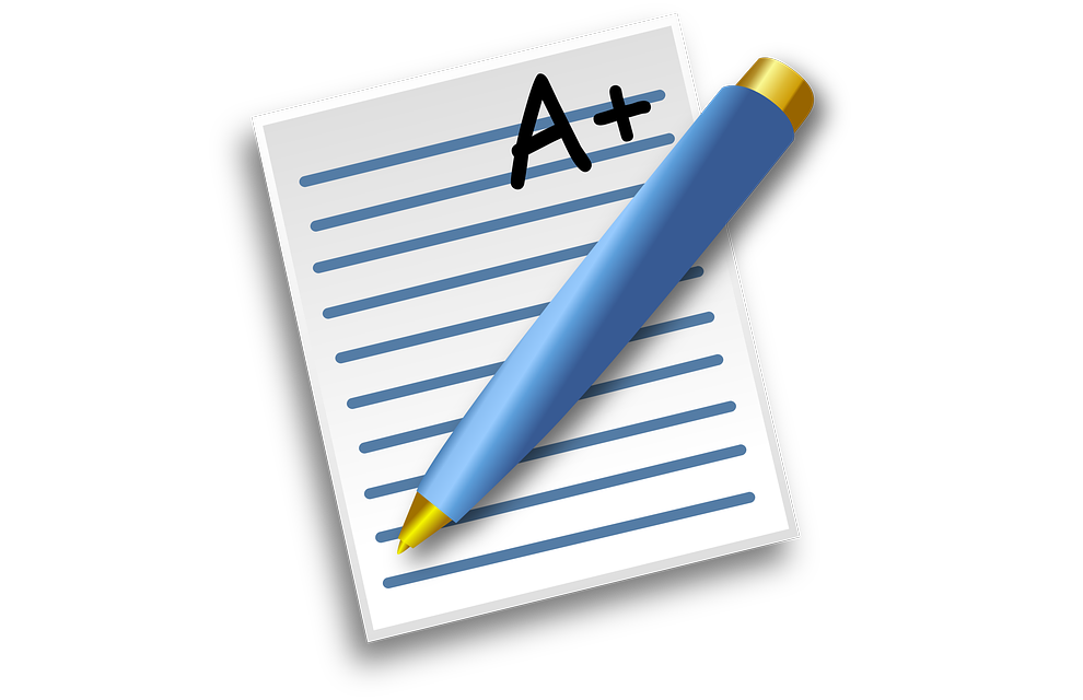 Bloc de notas con puntuación