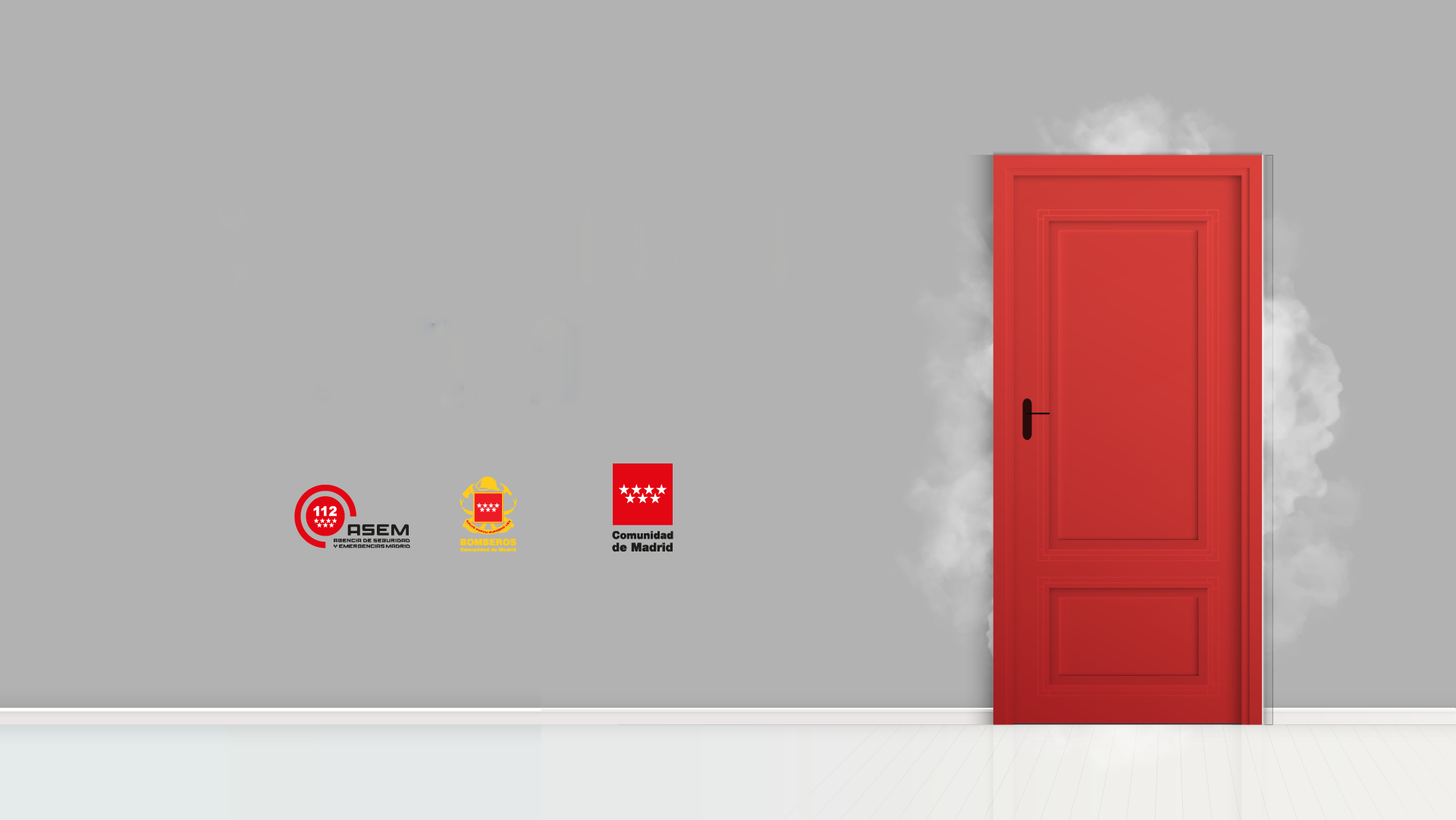 cierra la puerta al humo