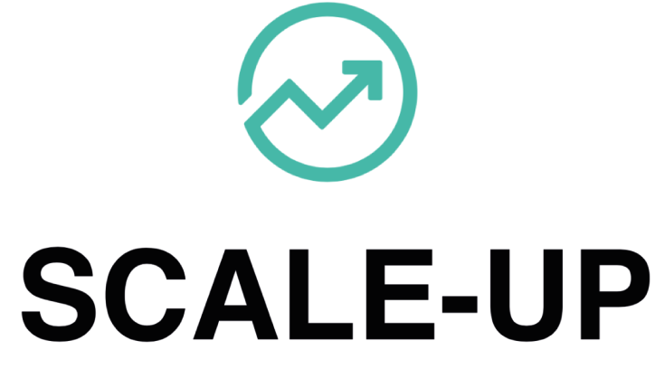 Logo vertical del proyecto SCALE UP