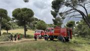 Simulacro de incendio forestal