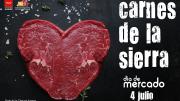 cartel día de mercado Carnes de la sierra