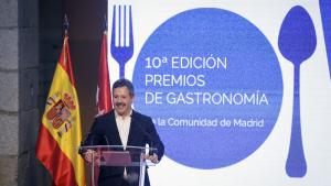 El consejero De Paco Serrano en los Premios de la Academia Madrileña de Gastronomía