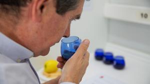 La Comunidad de Madrid convoca el primer Concurso de Catadores de Aceite de Oliva Virgen para apoyar la excelencia de este sector Señor catando aceite