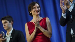 La presidenta Isabel Díaz Ayuso en la conmemoración del 75º Premios Planeta