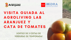 Cartel visita al Agroliving Lab de Aranjuez (4 de septiembre 2026)