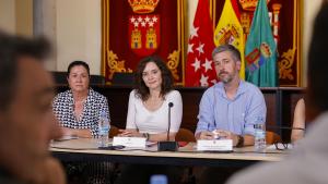 La presidenta Isabel Díaz Ayuso en Villa del Prado