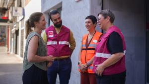 La Comunidad de Madrid atendió a 1.328 personas a través del Servicio de Emergencia Social durante el incendio de la Sierra Oeste La consejera Ana Dávila en las instalaciones del Servicio de Emergencia Social